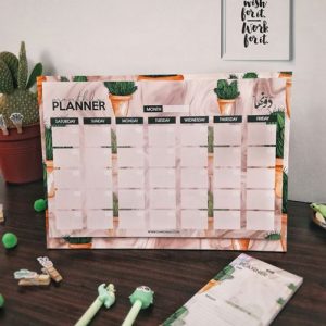 Cactus Desk Calendar