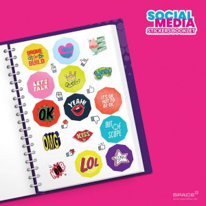 ⁦Booklet 1260 Stickers Social⁩ - الصورة ⁦14⁩
