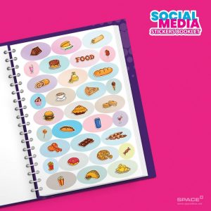 ⁦Booklet 1260 Stickers Social⁩ - الصورة ⁦10⁩