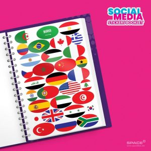 ⁦Booklet 1260 Stickers Social⁩ - الصورة ⁦21⁩