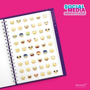 ⁦Booklet 1260 Stickers Social⁩ - الصورة ⁦17⁩