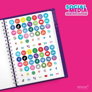 ⁦Booklet 1260 Stickers Social⁩ - الصورة ⁦16⁩