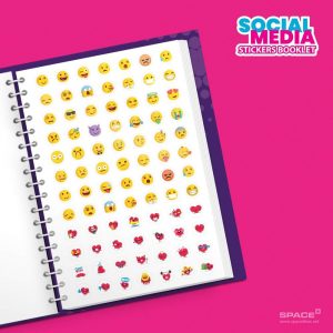 ⁦Booklet 1260 Stickers Social⁩ - الصورة ⁦3⁩