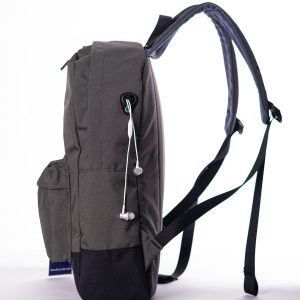 ⁦رمادي غامق - شنطة الظهر اليومية⁩ - الصورة ⁦3⁩