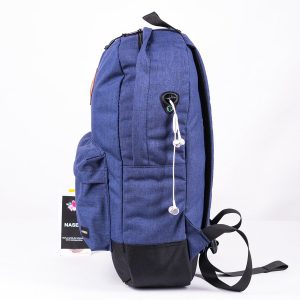 ⁦كحلي كتان - شنطة الظهر اليومية⁩ - الصورة ⁦5⁩