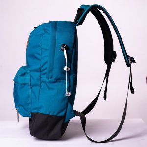 ⁦أخضر بترولي - شنطة الظهر اليومية⁩ - الصورة ⁦4⁩