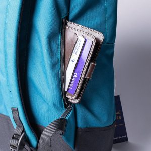 ⁦أخضر بترولي - شنطة الظهر اليومية⁩ - الصورة ⁦6⁩