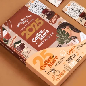 ⁦Coffe more daily agenda 2025⁩ - الصورة ⁦1⁩