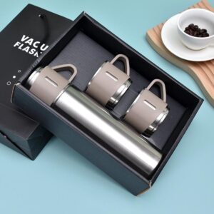 Travel Flask & Mugs Combo 1