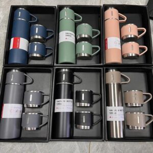 Travel Flask & Mugs Combo 4 - الصورة 4