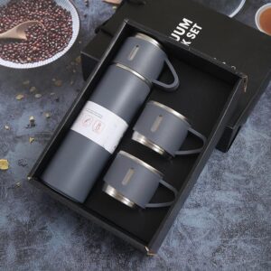 Travel Flask & Mugs Combo 2